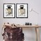 Stupell Industries Gray Gold Parfum Bottle 2 pc Framed Floater Canvas Wall Art Set Design by Carol Robinson